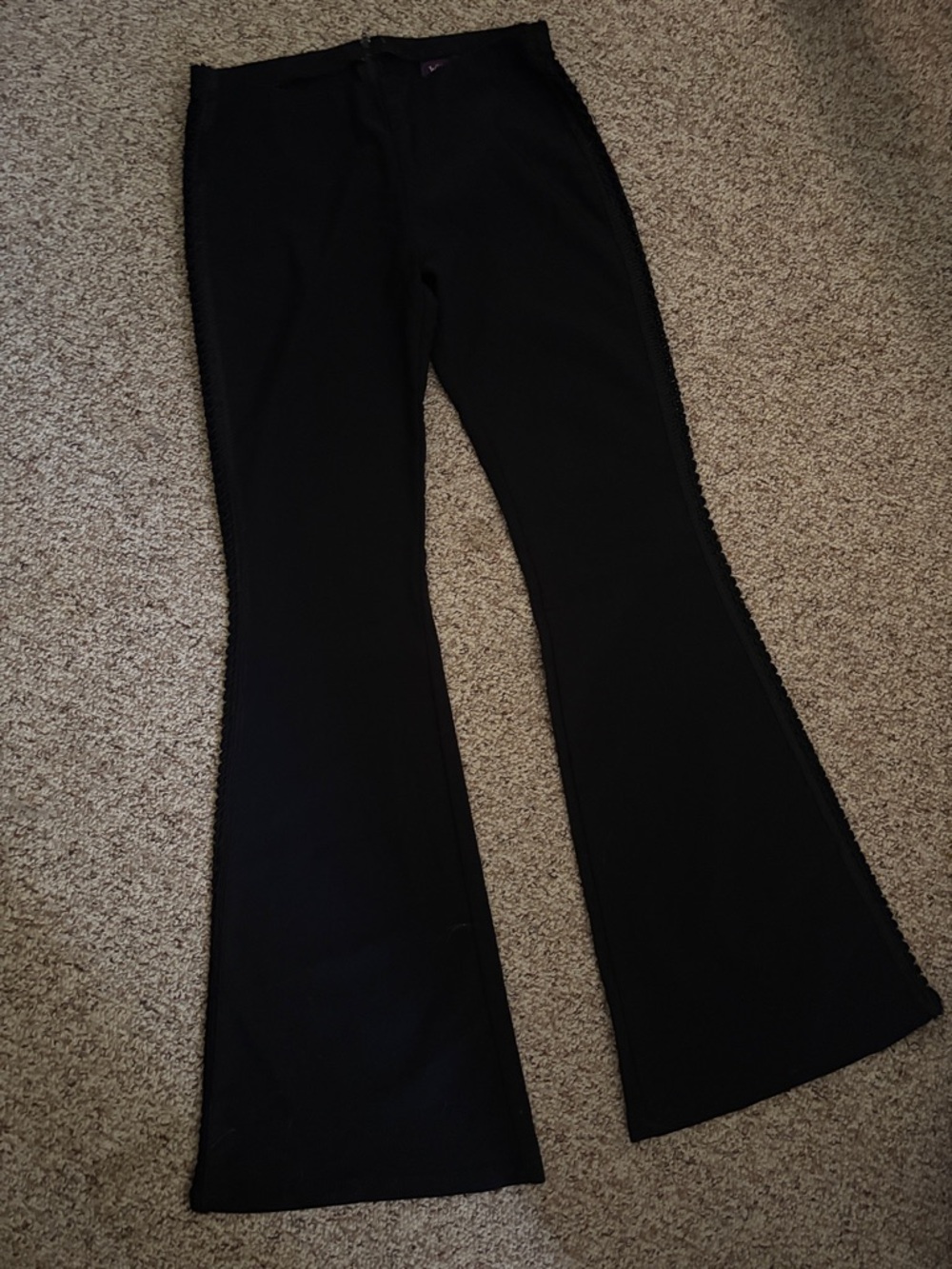 Black Boot Cut Flare Pants